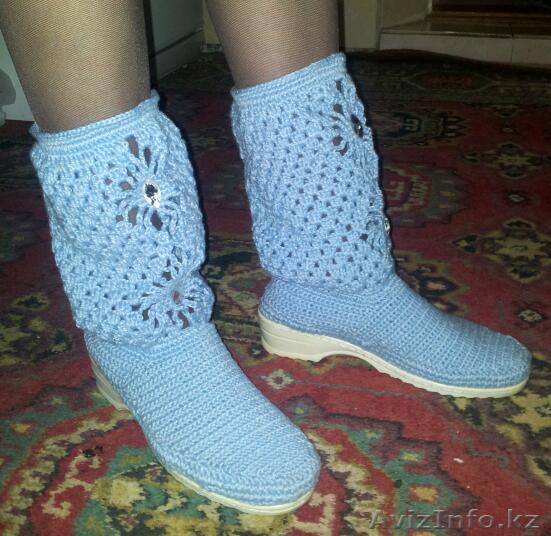Продам вязанные сапожки - Изображение #1, Объявление #1356118