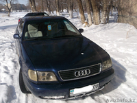 Ауди А6 1995г. седан, 2,6 лит (бензин), АКПП, пробег 234000км,сини - Изображение #1, Объявление #1037827