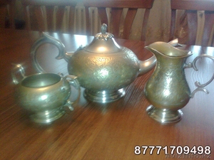 Индиское серебро Комплект Чайник,молочница,сахарница! - Изображение #1, Объявление #514679