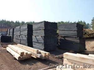 Пропитанные столбы ЛЭП и связи,  шпалы. Доски,  брусья не дорого
