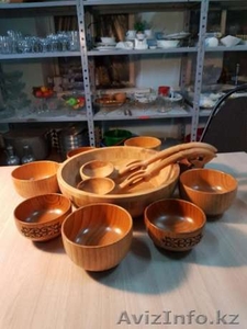 Астау деревянная посуда Аренда Прокат Посуды - Изображение #3, Объявление #1578722