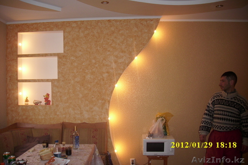  услуги ремонта по гипсокартону и внутреней отделки квартир , домов, кафе  и в   - Изображение #3, Объявление #527029