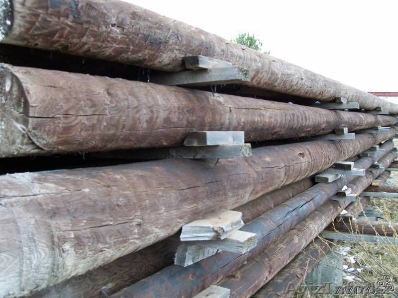 Столбы ЛЭП и связи ГОСТ, шпалы, доски и брусья - Изображение #1, Объявление #1253652