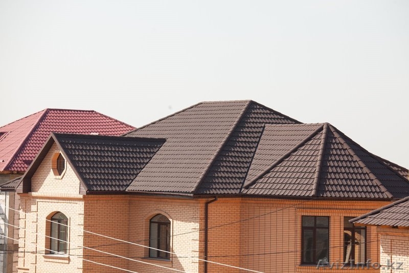 кровля, композитная черепица, металлочерепица, керамика, битумка, водосток   - Изображение #4, Объявление #1470462