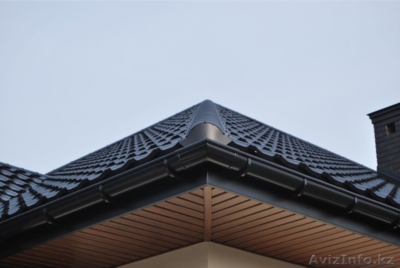 кровля, композитная черепица, металлочерепица, керамика, битумка, водосток   - Изображение #7, Объявление #1470462