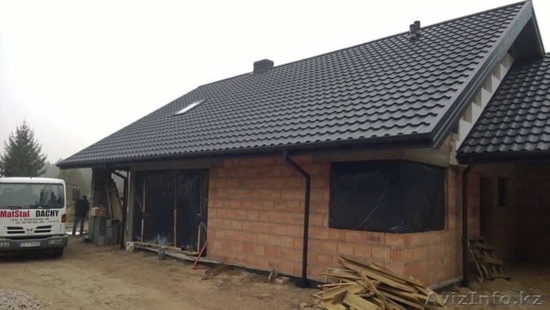 кровля, композитная черепица, металлочерепица, керамика, битумка, водосток   - Изображение #8, Объявление #1470462