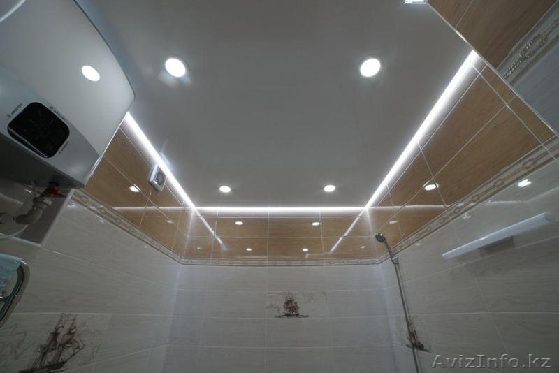 Натяжные потолки от 1100тг. Рассрочка. Акция фотопечать в подарок - Изображение #1, Объявление #1630732